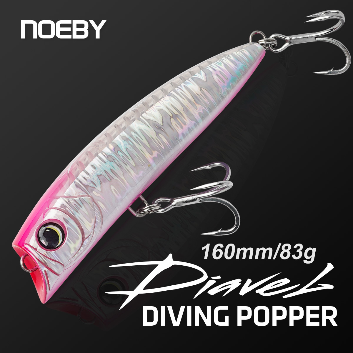 Fishing Lure Popper - Noeby Diving Popper Fishing Lure160mm 83g