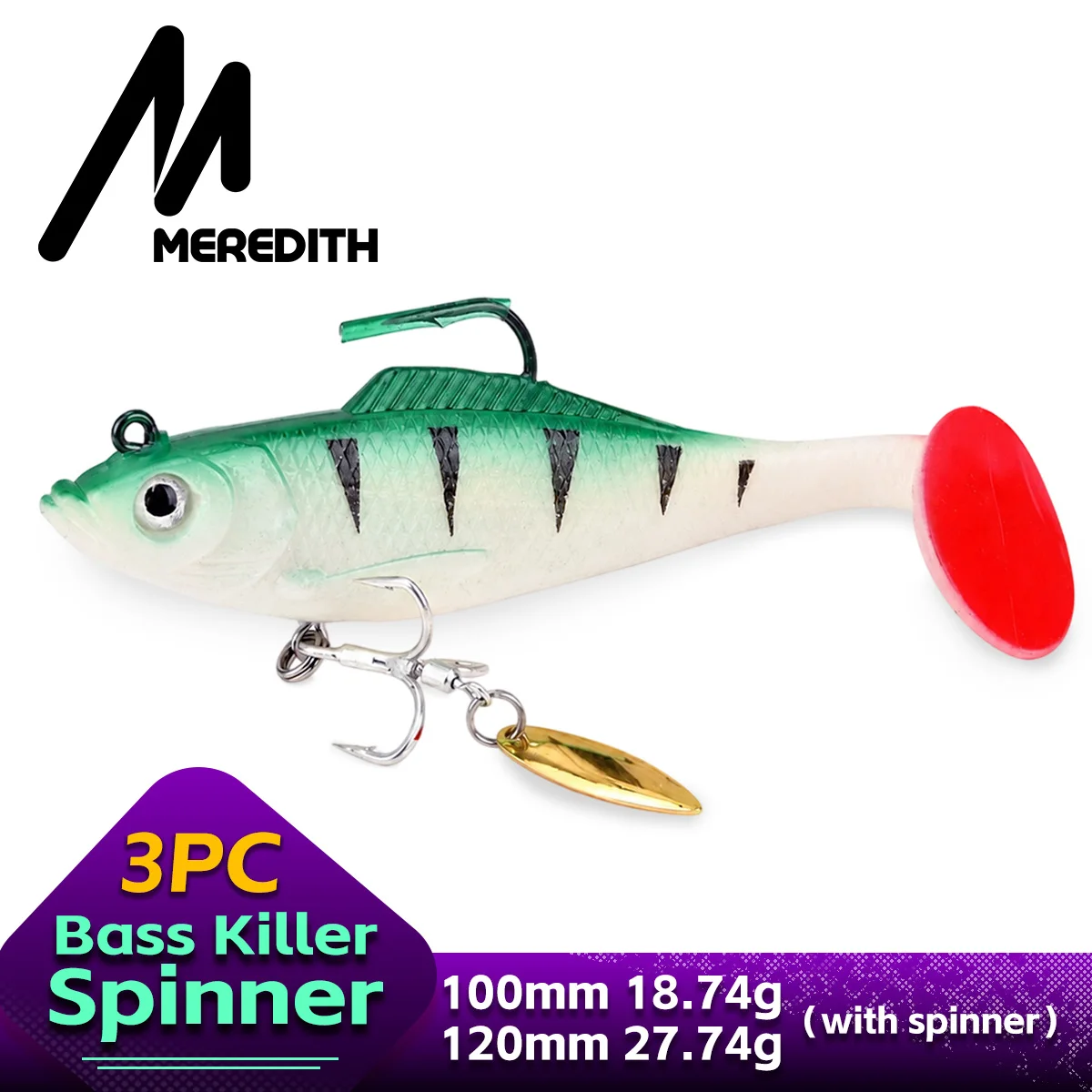 MEREDITH Spinning Lure 10cm 12 - огляд і ціна Fishing Lure Blade Bait