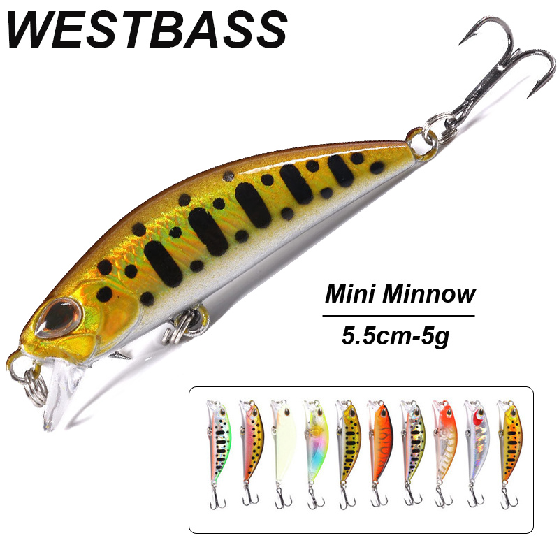 WESTBASS 1PX Micro Minnow Lure - огляд і ціна Fishing Lure Popper
