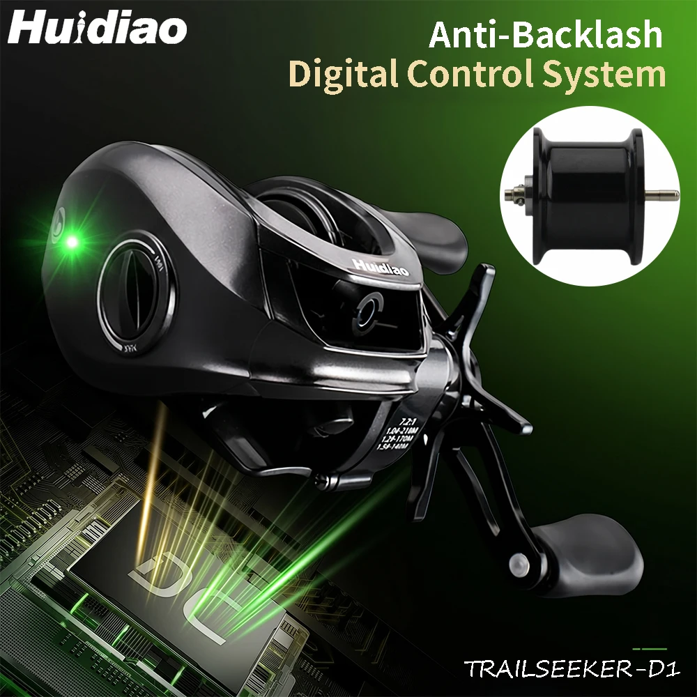 Huidiao TRAILSEEKER DC Baitcas - огляд і ціна Kastking Reel Zephyr