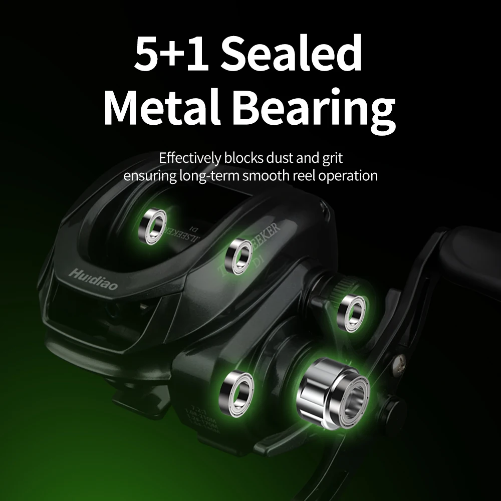 Huidiao TRAILSEEKER DC Baitcas - огляд і ціна Kastking Reel Zephyr