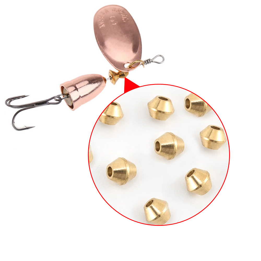 40pcs DIY Lure Brass Fishing B - огляд і ціна Fishing Lure Spinner