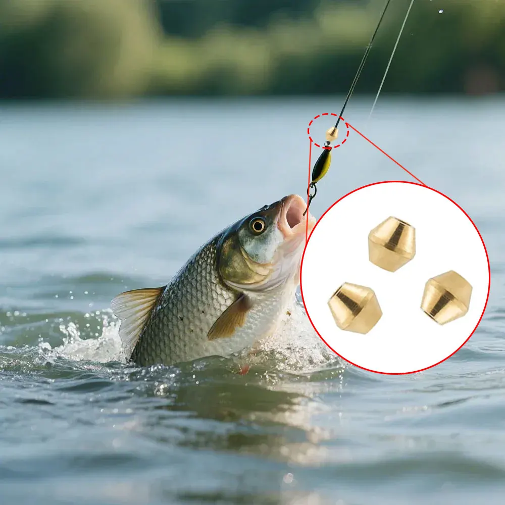40pcs DIY Lure Brass Fishing B - огляд і ціна Fishing Lure Spinner