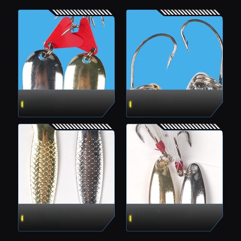 Fishing Lure Kit 16 Pcs Sets T - огляд і ціна Fishing Lure Spinnerbait