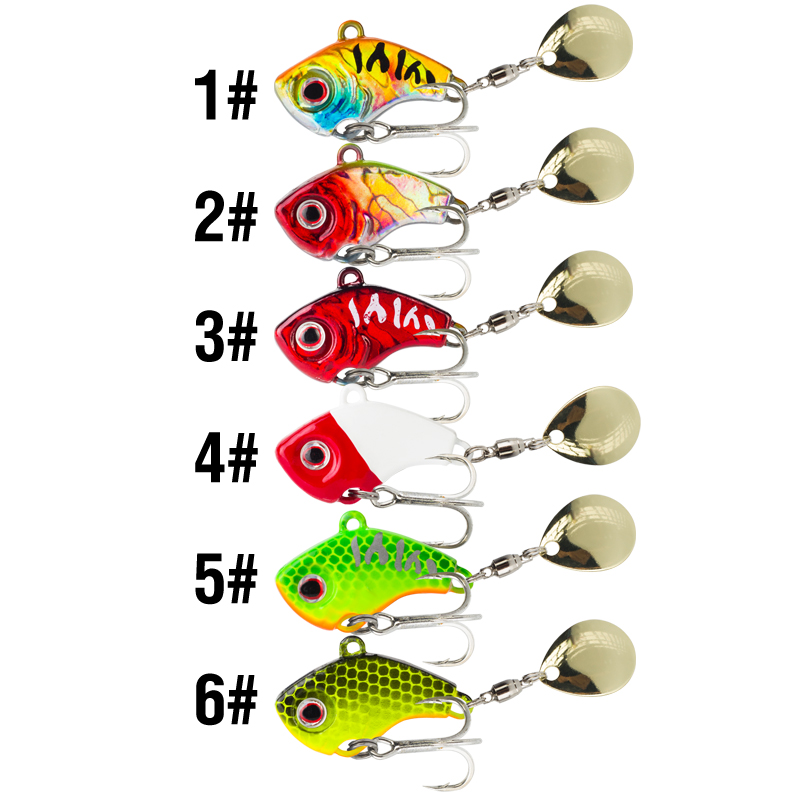 6PC 5g/7g/10g/14g/20g Rotating - огляд і ціна Fishing Lure Spinnerbait